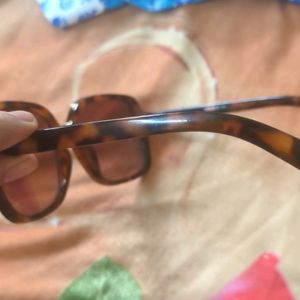 Price Drop- Brown Square Printed Frame SunGlass