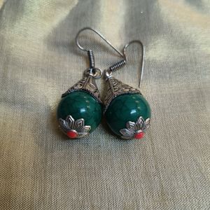 Emerald Green Earrings