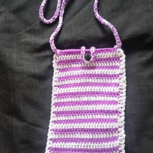 Crochet 🧶 Mobile Bag (Handmade)