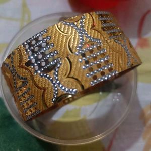 Golden Silver Bangles Set For Women