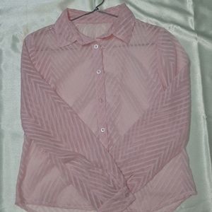 Sheer Pink Shirt