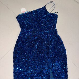 Sparkly Navy Blue Sequins Dress (Brand New)