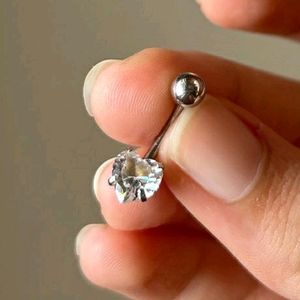 Heart Shaped Belly Button Ring