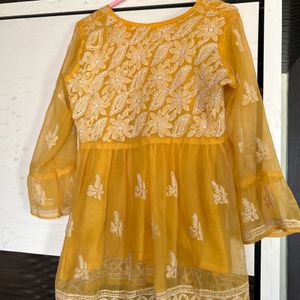 Yellow Chickenkari Top