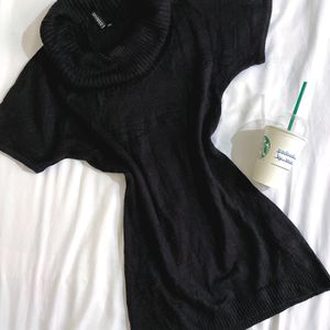 🎀H&M Black Jumper High Neck Mini Dress