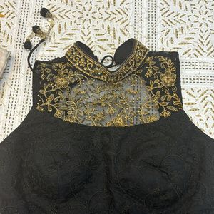 Black Sleeveless Blouse