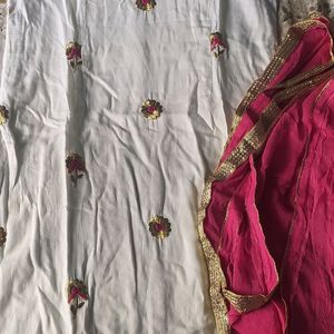 Suit set with dupatta