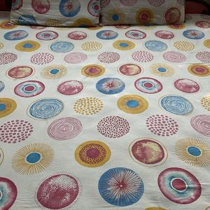 Pure Cotton Double Bedsheet