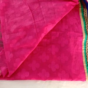 Pink Festive Wear Saree (Women's)