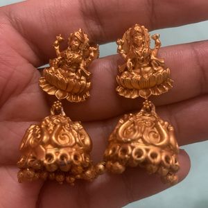 🎀Golden Jhumkha Earring 🎀