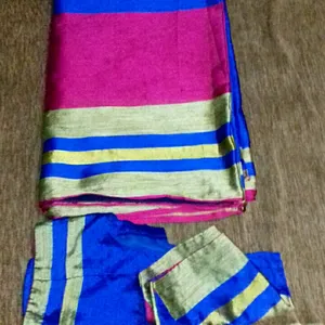 New Saree With Blouse, Only 2 time used.