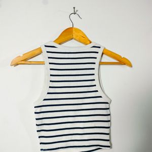 White Stripes Top (Girl's)