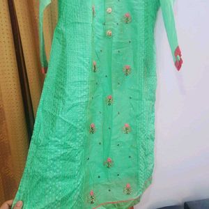 Hand Work Zari Suit