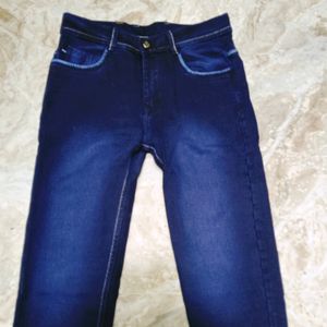 Dark Blue Boy's Jeans