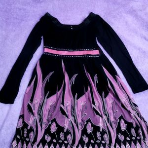 Black N Pink dress