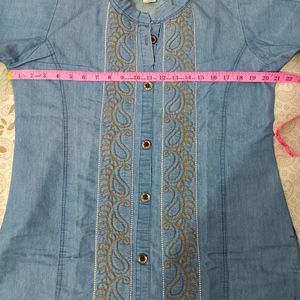 New Denim Kurta For Women