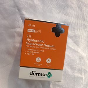 Branded (The Derma Co) 1%Hyaluronic Suncream Serum