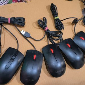 Combo Of 5 Mouse Dell Lenovo
