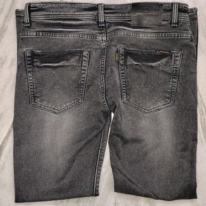 Super Dry Vintage 32 Size Jeans For Men Dark Grey