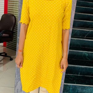 Beautiful Yellow Kurta💛