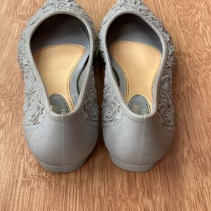 Grey Coloured Women’s Open Shoes