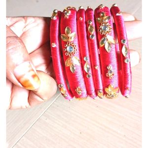 Thread bangle