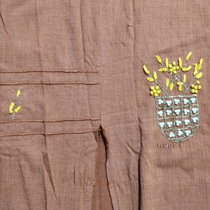 Brown Kurta