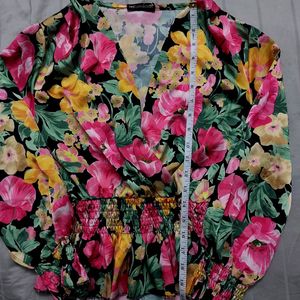 Multicolor Floral Top