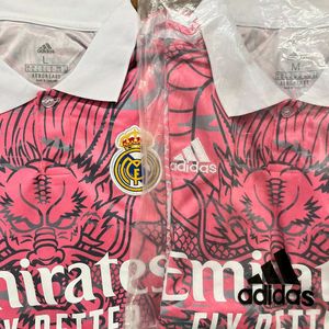 REAL MADRID CHINESE PINK DRAGON JERSEY SIZE M