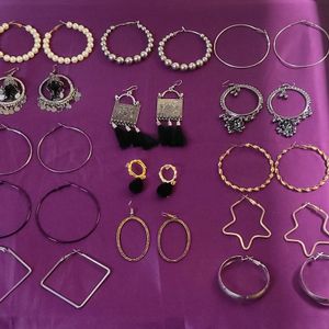 14 Pairs Of Earrings