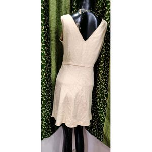 Cream Mini Dress From Womens.Lenght/32