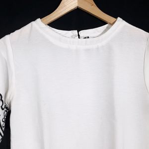 Off White Embroidery Top ( Women's )