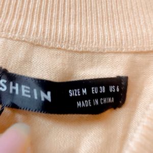 Brand New Shien Crop Top With Sexy Neck And Back