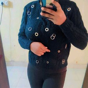 Korean Style Crop Sweater Zara Brand