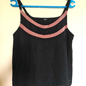 Sleeveless Black Top