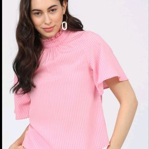 *Steal Deal *Pink Striped Stylish Top By Tokyo