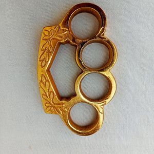 Golden Knuckles For Self Defence