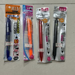 Erasable Pens from Japan