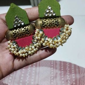 beautiful kundan earings