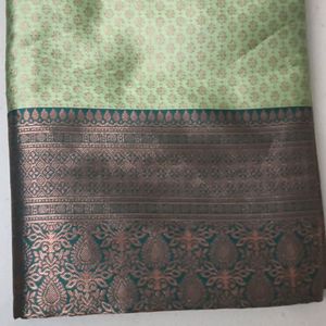 Banarasi Cotton Silk Saree With Blouse