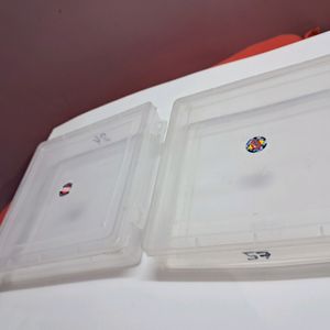 Set of 2 Jewellery Plastic Boxes