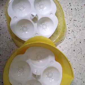 Microwave Idli Maker 2 Layer With Lid Totally New