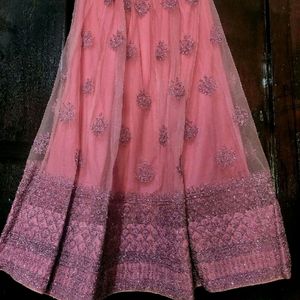 Beautiful Grand Onion Pink Wedding Lehenga Choli