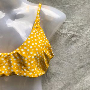 I. CUTE YELLOW FLORAL TOP