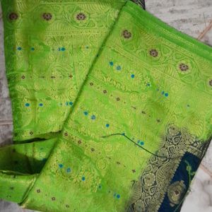 Chanderi silk saree