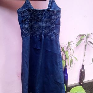 Imported Japanece DenimFrock