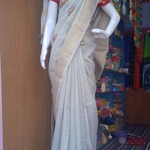 Jari Border Saree