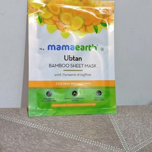 Mamaearth Turmeric and Saffron Sheet Mask