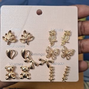 🔥Big Billion Offers 🔥Hools Earings Combo Of 7