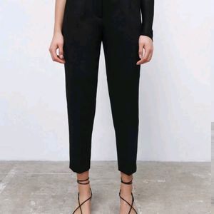 Zara High Waisted Pleated Pants